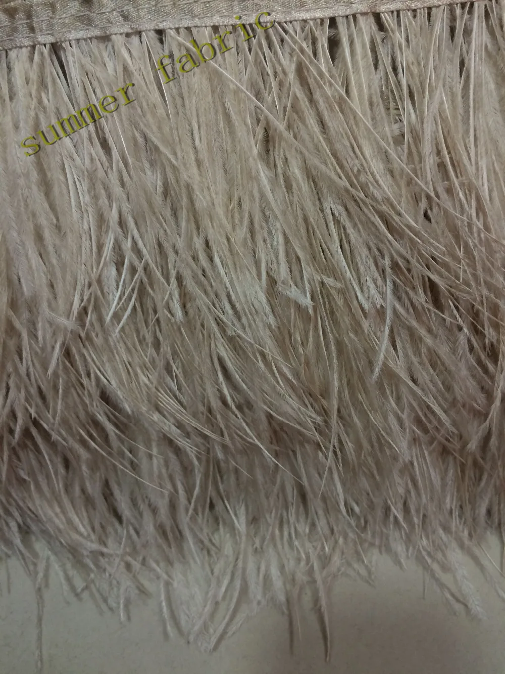 Бесплатная доставка 10 ярдов Настоящее пушистое страусиное перо отделка бахромой