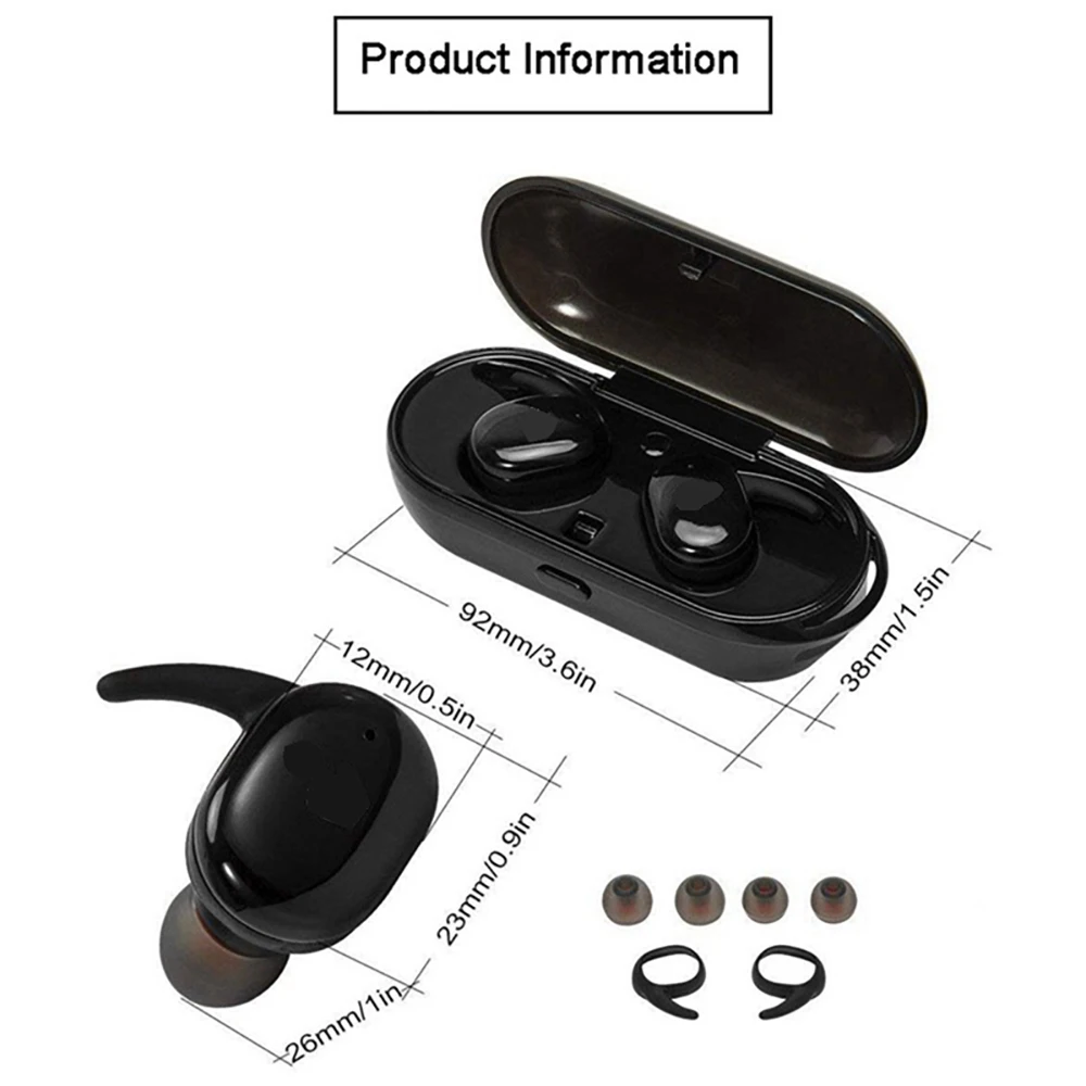 T2C TWS Беспроводная Bluetooth гарнитура мини водонепроницаемые наушники 5 0 с