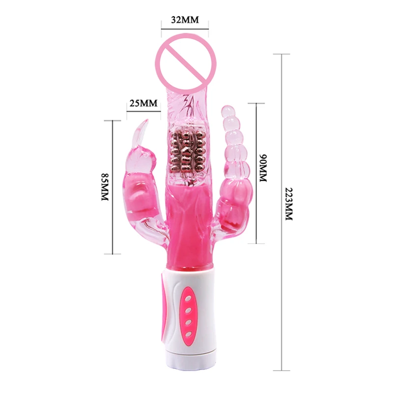 Фаллоимитатор двойной вибратор анальные игрушки G Spot вибраторы для женщин