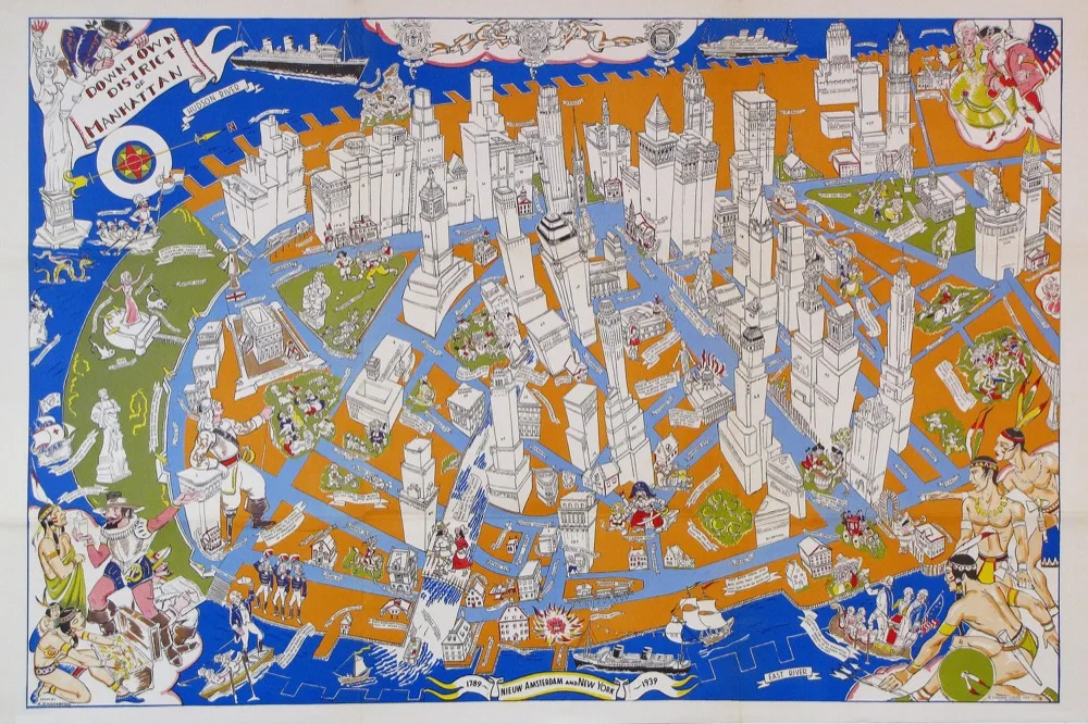 Креативная карта хорошая естественная Аляски линия Ретро ВИНТАЖНЫЙ ПЛАКАТ из