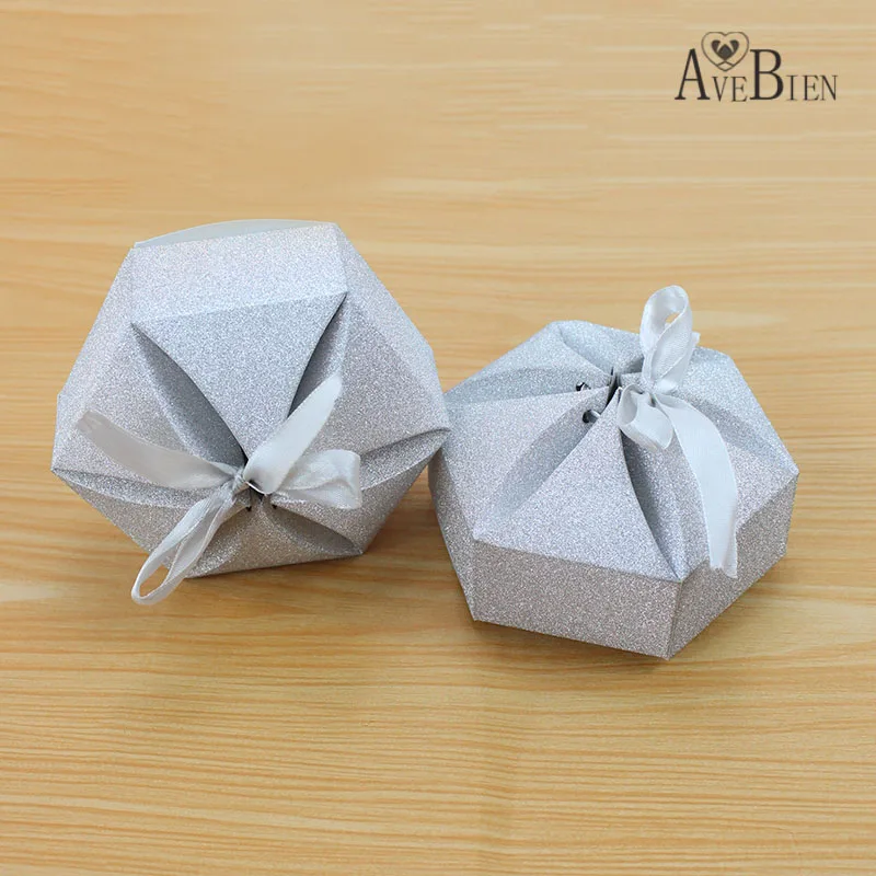 

AVEBIEN 20pcs Event Party Supplies DIY Handwork Chocolate Paper Gift Box Wedding Favors and Gifts Candy Box Macaron Biscuit Box