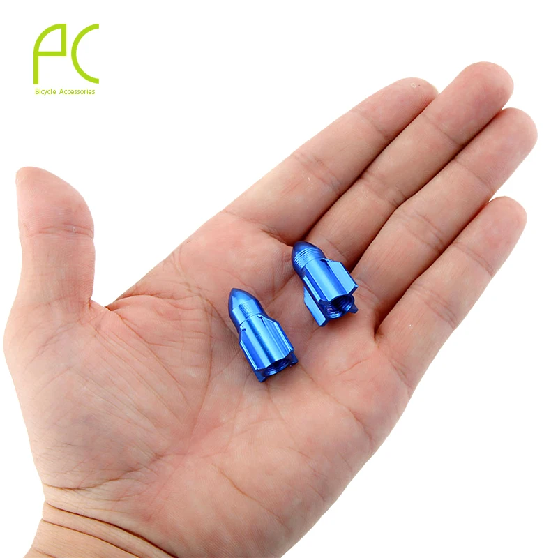 Колпачок для газового сопла велосипеда 2 шт. алюминиевый колпачок на клапан