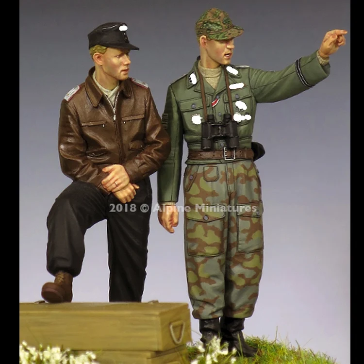 1/35 набор солдат 44-45 модель GK из смолы военная тема Второй мировой войны