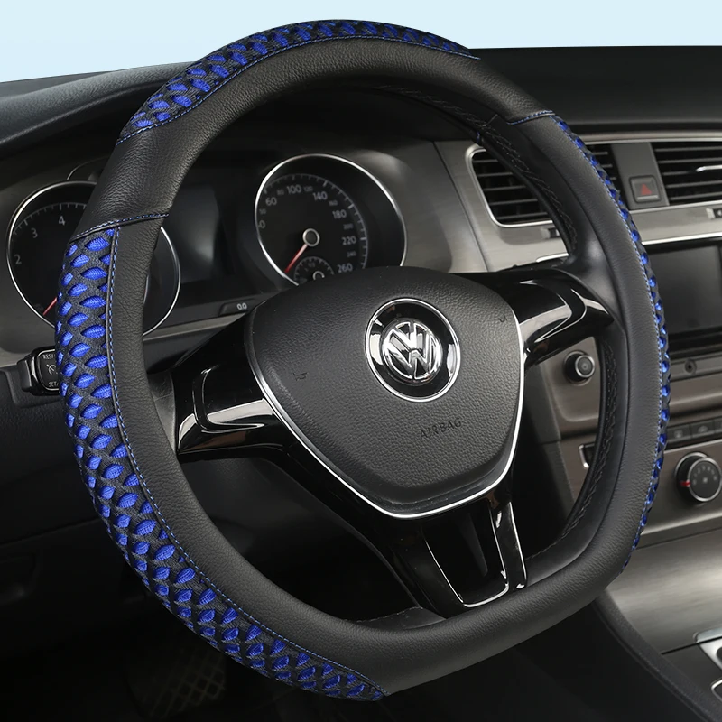 

Car Steering Wheel Cover D Shape Soft Short plush Winter For Nissan Qashqai J11 X-trail T32 For Kia Sportage Optima GOLF 7 2015