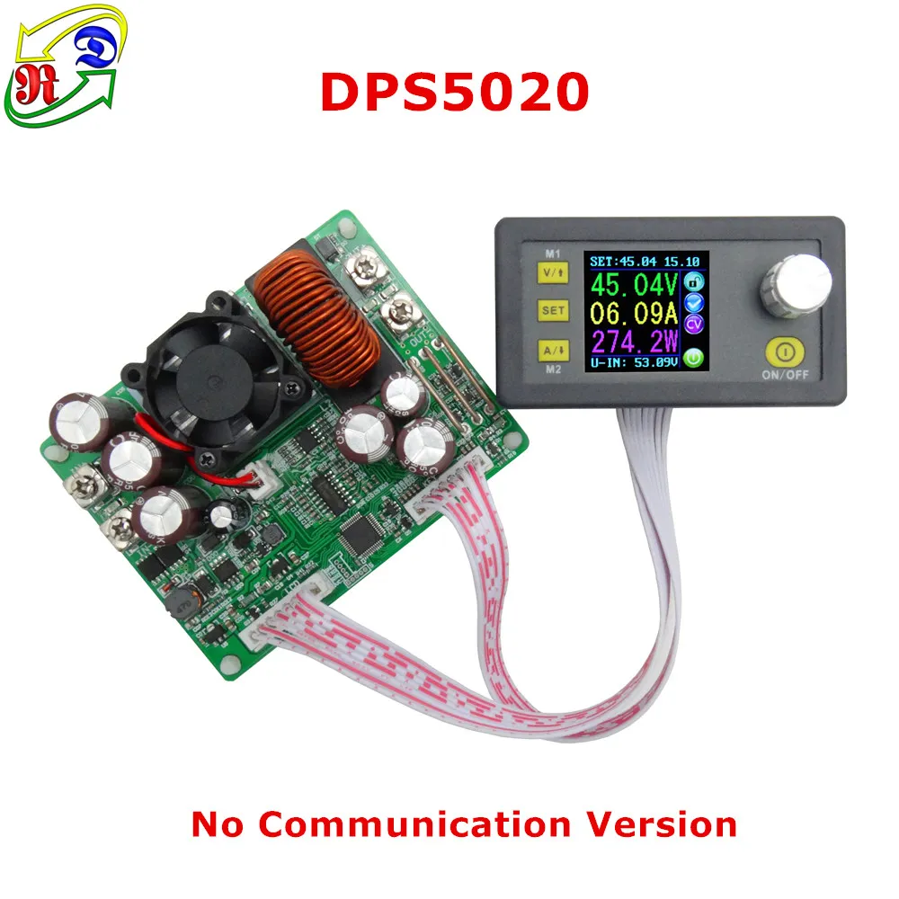 DPS5020 RD DPS5020 Постоянное Напряжение Ток dc-dc понижающий Коммуникационный источник питания понижающий преобразователь напряжения ЖК-вольтметр 50 в 20A - Цвет: DPS5020