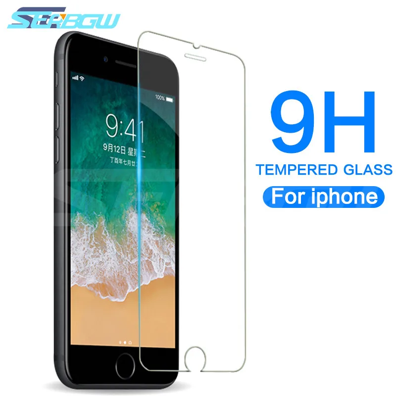 9H Защитное стекло для iPhone 6 7 Plus 5 5S SE 6 6S 8 Plus XS Max XR стекло для iPhone 7 8 X Защитное стекло для экрана на iPhone 7 6S 8