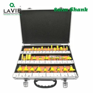 Фрезы для деревообработки с хвостовиком 8 мм, 35 шт., для деревянный Гравировальный инструмент MC02008