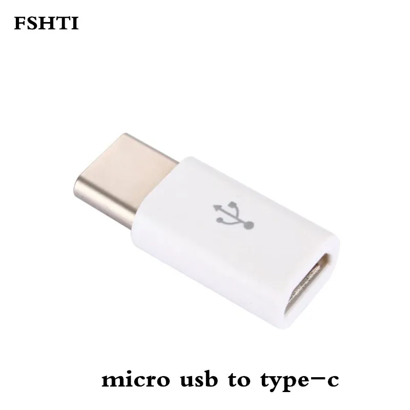Кабель USB FSHTI 3 1 Type C штекер на Micro гнездо адаптер кабеля типа для Macbook Nokia N1 ChromeBook Nexus