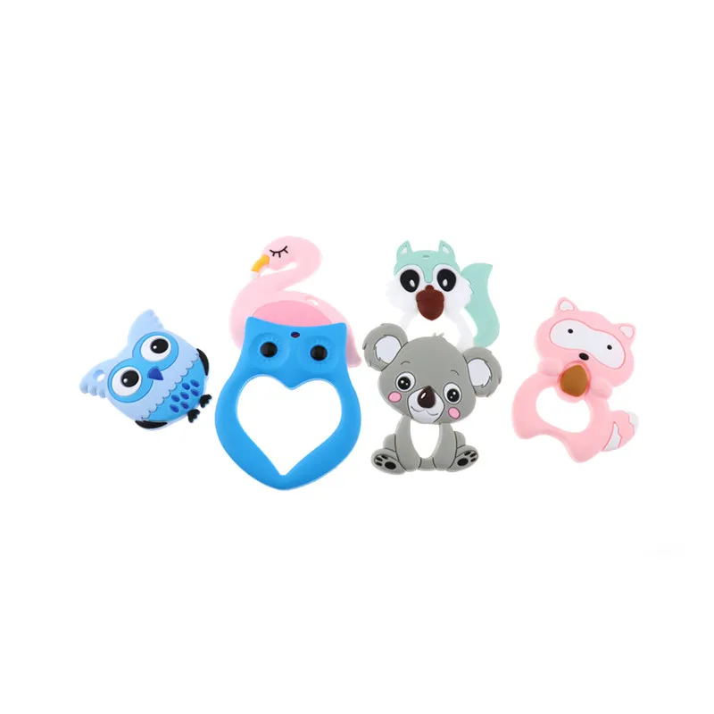 Прорезыватель для зубов силиконовый без БФА в виде животных|teether silicone|silicone