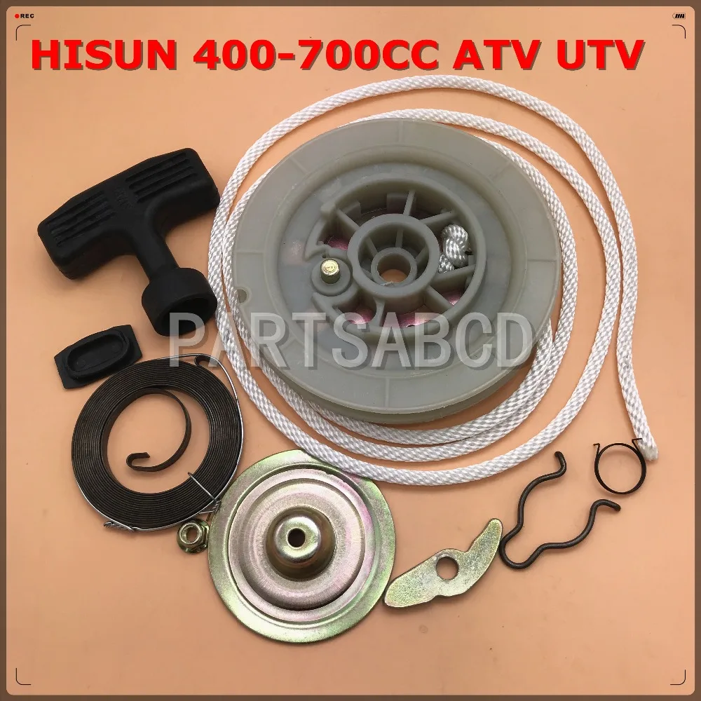 HISUN 400CC 500CC 700CC HS400 HS500 HS700 ATV UTV Quad Parts Recoil Pull Starter ремонтные комплекты