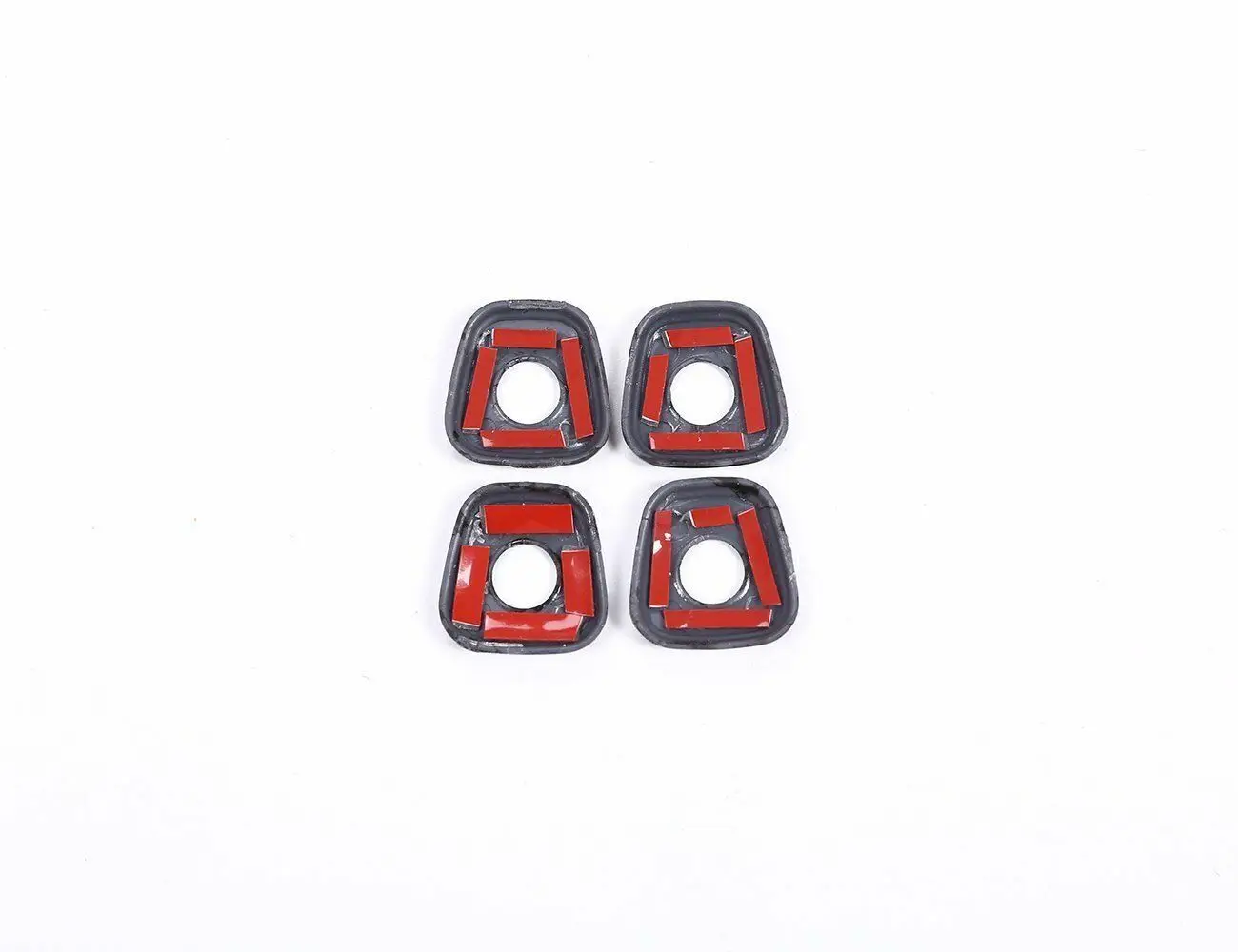 

1 Set=4PCS Carbon Fiber Door Lock Sticker Cover Trim For BMW X1 20i 25i F48 2016-2018 Car Accessories