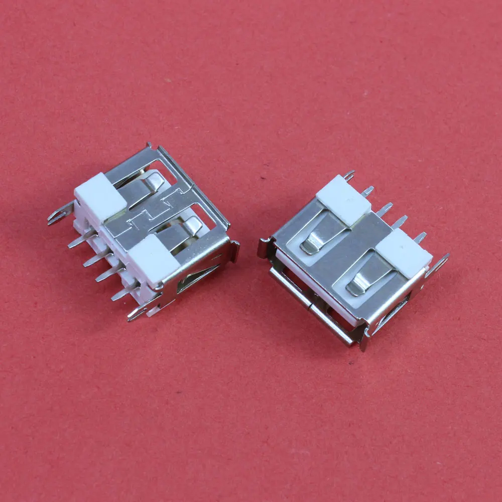 ChengHaoRan 1 шт. Новый USB 2 0 тип A 4 контактный разъем PCB 180 градусов сделай сам плоский