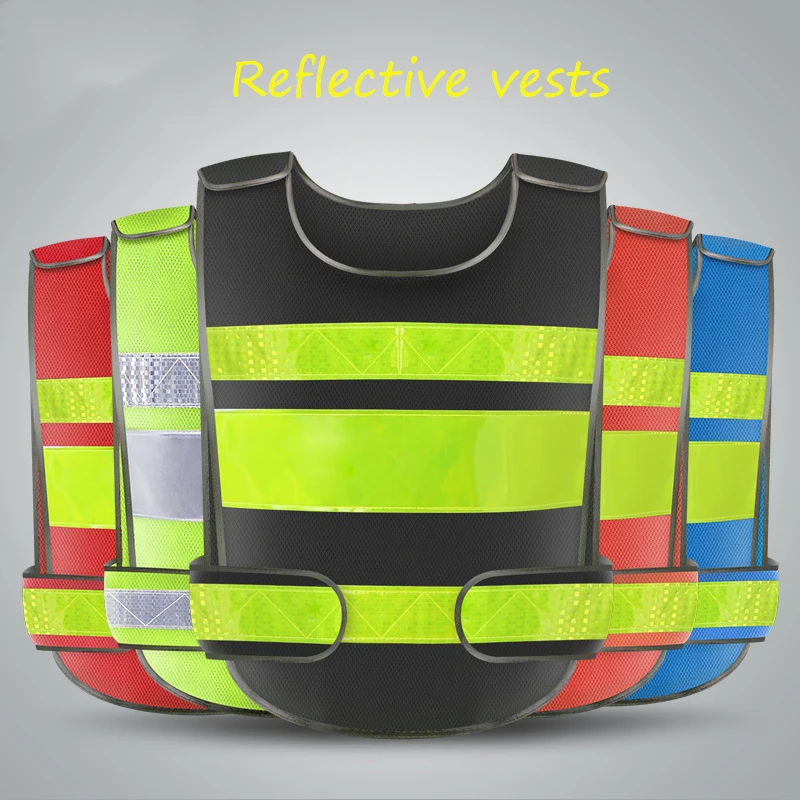 

High Visibility Reflective safety Vests Security Waistcoat For Night Outdoor Riding Running Vest Traffic Safe Protect Uniform