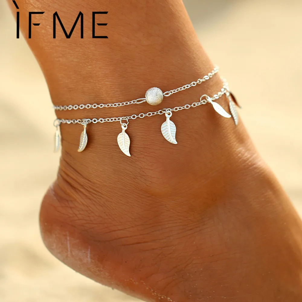 Если мне 2017 Новая Мода Чешский листьев браслеты для женщин золото Цвет Ссылка