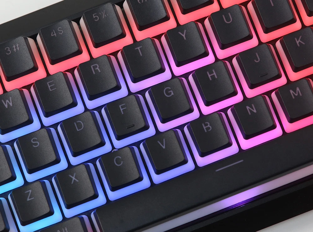 Брелок для пудинга двойной блеск OEM профиль ANSI 108 ключи с ISO для cherry mx механическая клавиатура подходит Anne Pro 2