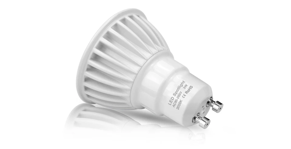 GU10 Светодиодный светильник 110V 220V 3W 5W 7W MR16 Светодиодный DC/AC 12 V-24 V с регулируемой яркостью COB Светодиодный точечный светильник из алюминия AC85V-265V GU5.3 точечный светильник