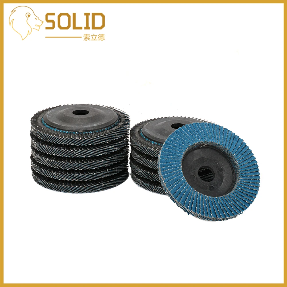 

Flap Discs 100mm Flap Sanding Discs Grinding Wheels Blades for Angle Grinder 10Pcs 60/80/120Grit