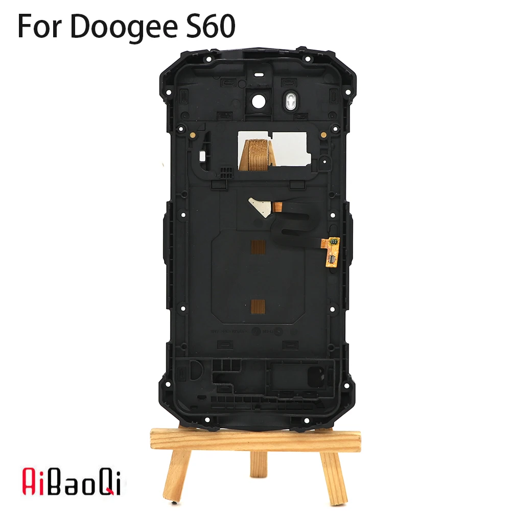 AiBaoQi Дисплей Doogee S60 Батарея чехол Защитный Батарея чехол на заднюю панель для 5,2 дюйма Doogee S60 смарт-чехол для телефона+ 3 М клей