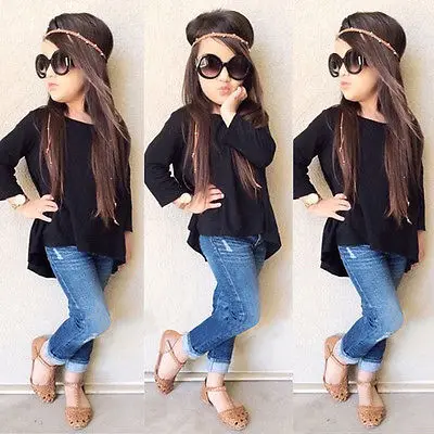 Коллекция 2017 года комплект из 2 предметов Детский костюм Модный одежды для