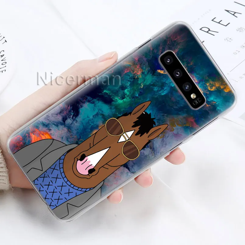 Чехол для телефона для samsung Galaxy S10e S10 S8 S9 плюс S6 S7 край A40 A50 A70 M20 крышка Конь БоДжек лошадь твердая PC чехол