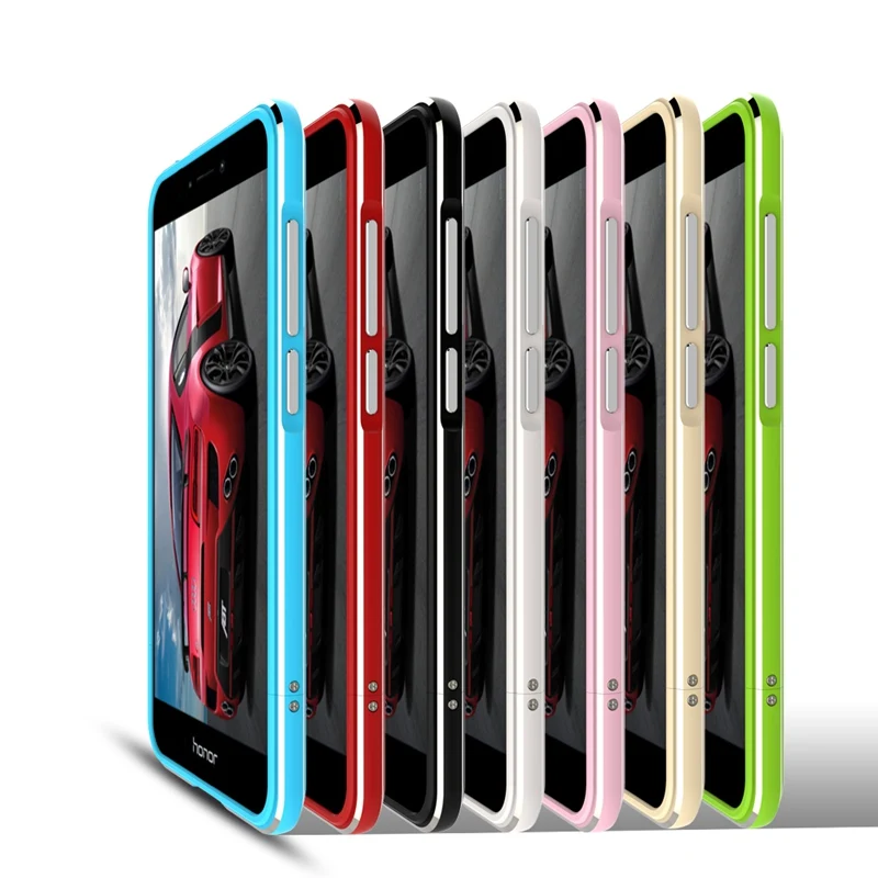 Алюминиевая рамка с ремешком бампер чехол для Huawei Honor 8 Lite 5 2 дюймов ультра тонкий