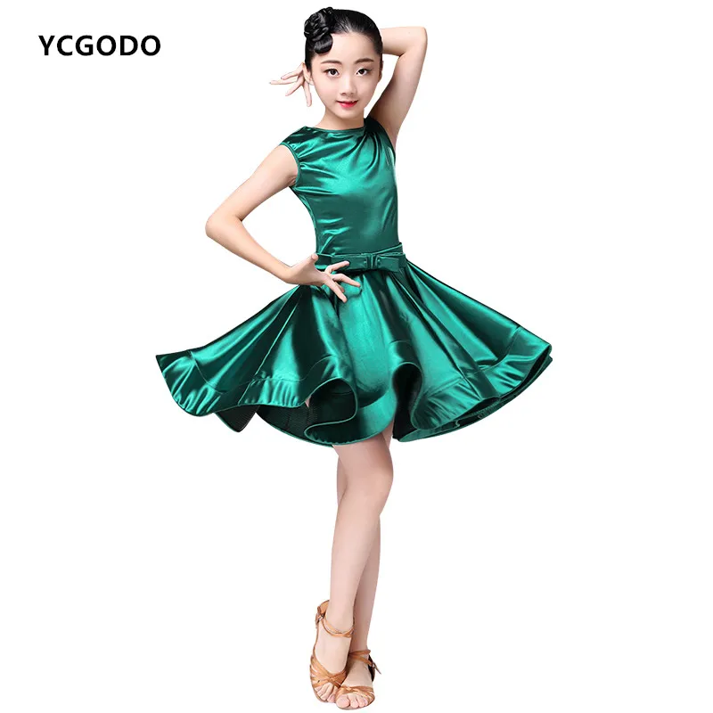 Children's Latin Dance dresses for Girls Samba Stage Dancing Dress Girl ballroom Dancewear Performance Costumes | Тематическая