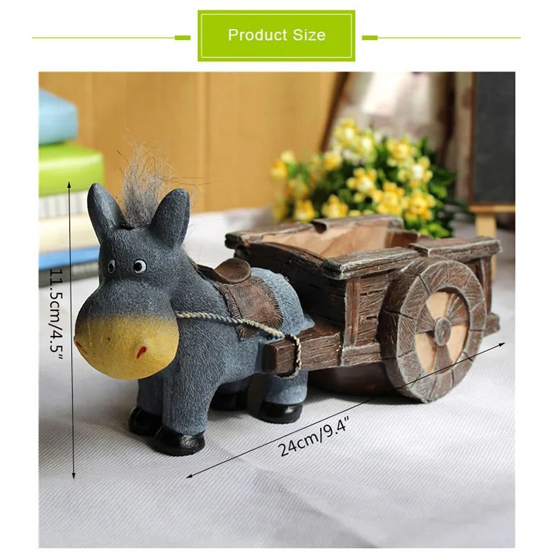 Креативная пепельница для Ослика украшение из смолы индивидуальный домашний