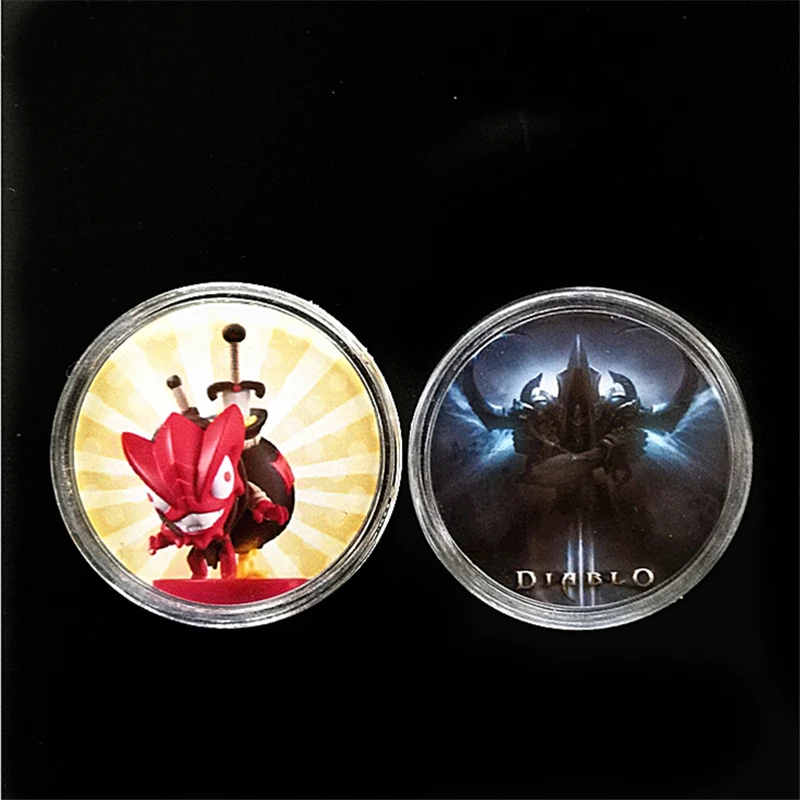 

2Pcs/lot New Data Coming Diablo 3 NFC Game Card NS/Switch Ntag215 Coin Tag Elite Territory Loot Goblin Fast shipping