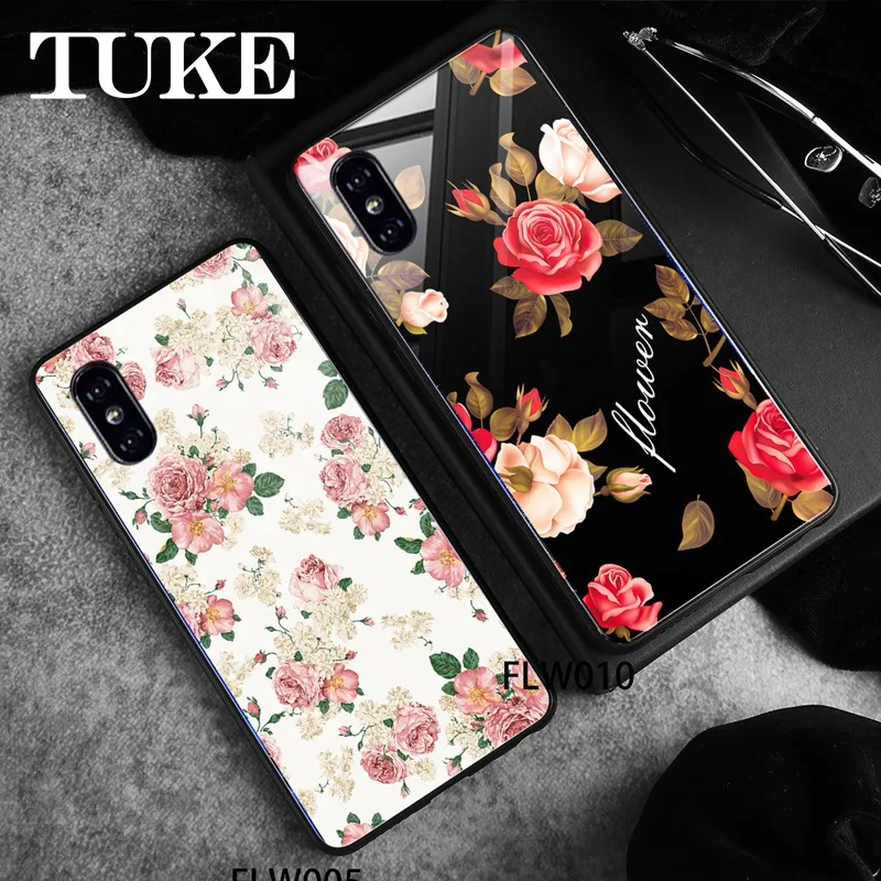 Tempered Glass Cover For Xiaomi Redmi Note 7 Pro 5 Colorful Phone Case Mi 9 Play MAX 3 Mix 2S 2 TPU Bumper PC Coque | Мобильные