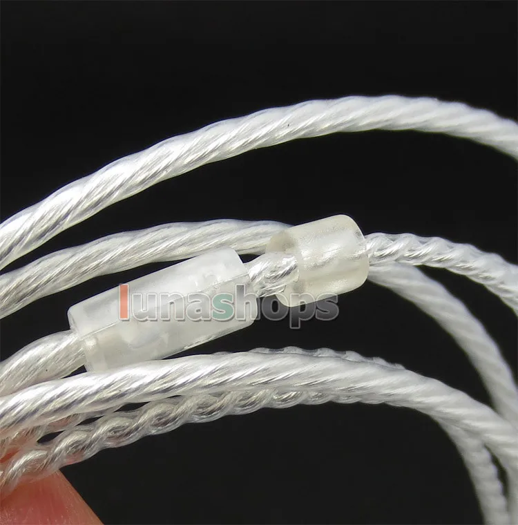 2 м длиной 3,5 мм+ 6,5 мм Мужской PCOCC+ посеребренный кабель для Audeze LCD-3 LCD3 LCD-2 LCD2 LN004725