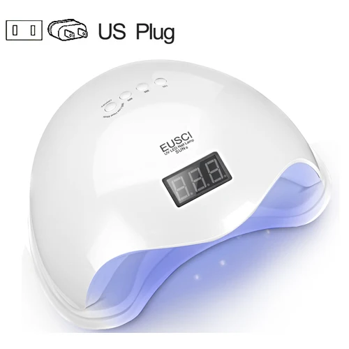 SUN5 Blue Light US EUSCI SUN5 УФ лампа светодиодный лампа для ногтей Сушилка для ногтей для всех гели от солнца светильник инфракрасного зондирования 10/30/60s Timer смарт-лампа для маникюра - Цвет: SUN5 Blue Light US