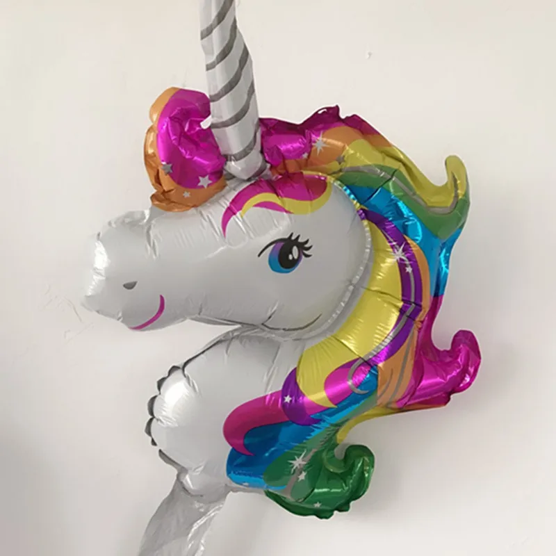 Счастливые Детские Первые шарики ко дню рождения пакет свинья собака Единорог