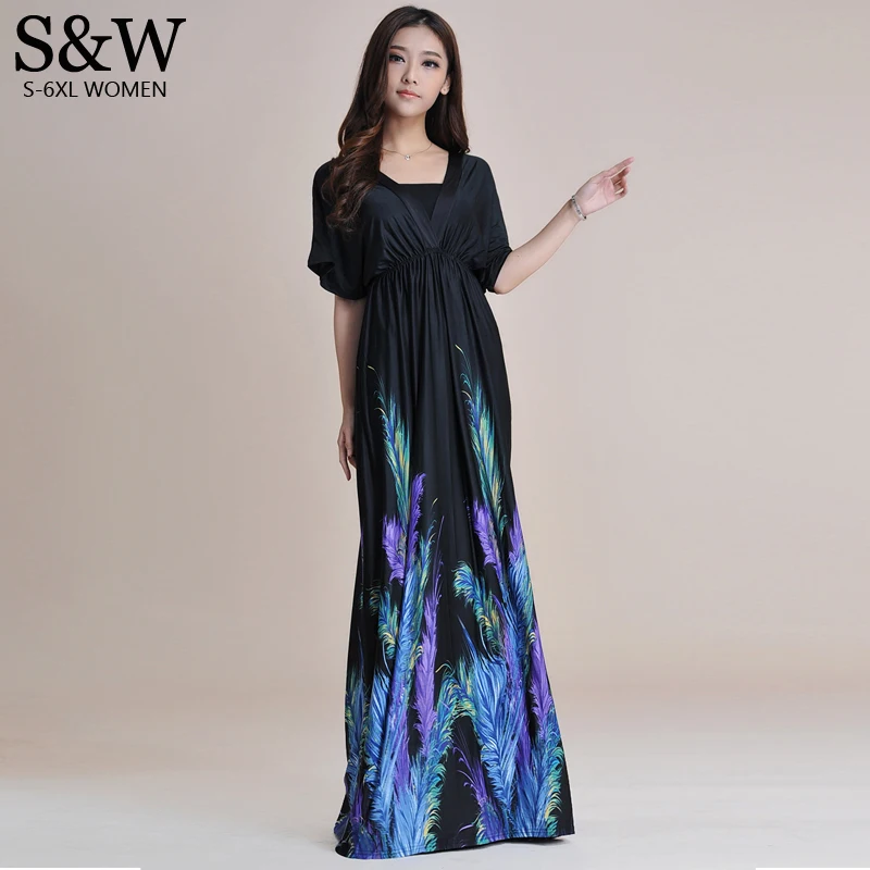 Женское богемное пляжное платье с V образным вырезом и принтом из ледяных