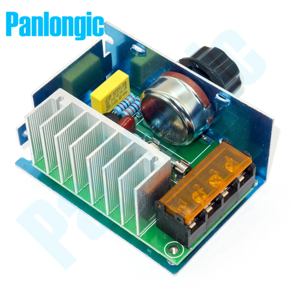 Регулятор скорости Panlongic 41A 220 В 4000 Вт регулятор напряжения SCR диммеры