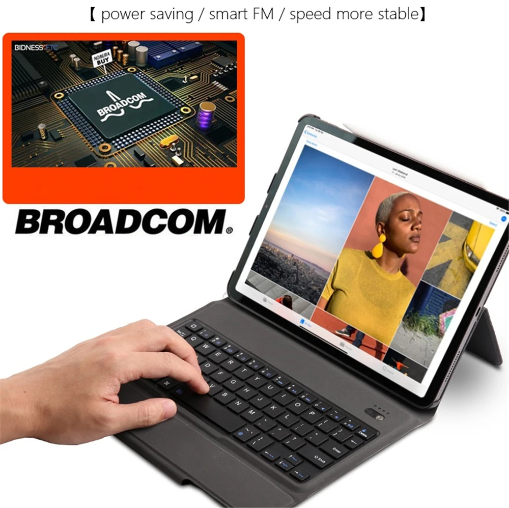 Kemile ультра тонкий чехол-клавиатура для iPad 9,7 / Pro 9,7 Air 9,7 для mini 5 7,9 дюймов для iPad Air 3 10,5 Pro 11 12,9 чехол