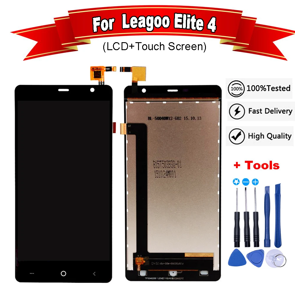 Для Leagoo Elite 4 ЖК дисплей в сборе + Сенсорная панель экрана для замены сменный