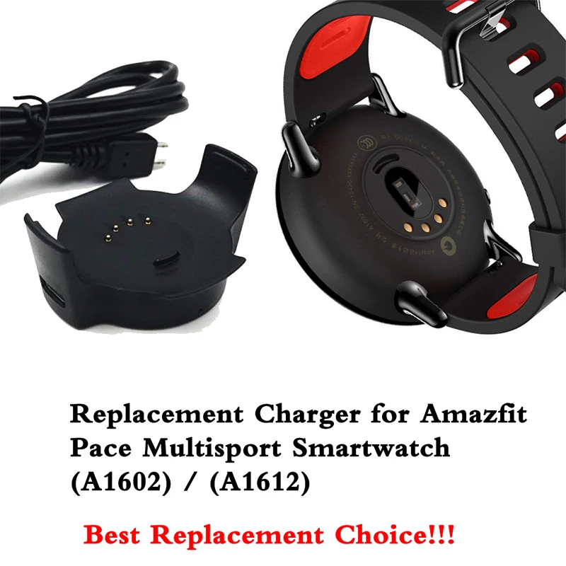 Зарядное устройство Usb для Xiaomi Huami Amazfit 2/2S Stratos Pace Bip аксессуары для часов зарядный кабель док-адаптер для amazfit serise