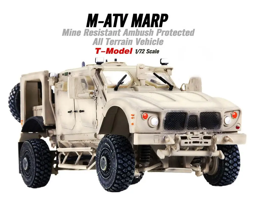 M-ATV Противоминная засада защищенная вездеходная машина 1/72 модель бронированного