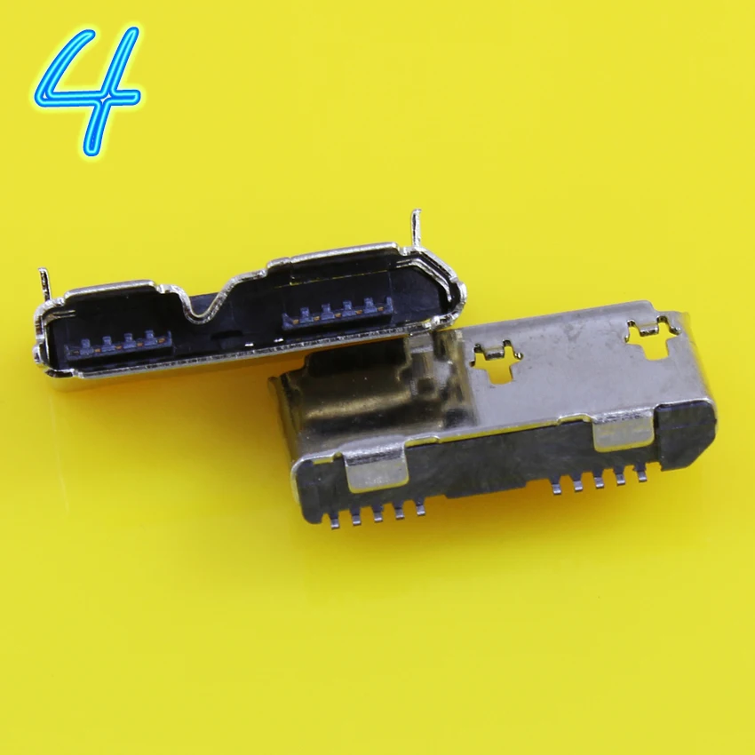 Гнездовой разъем JCD Micro USB 3 0 10 P SMT/DIP/вертикальный для ноутбука телефона B Тип DIP
