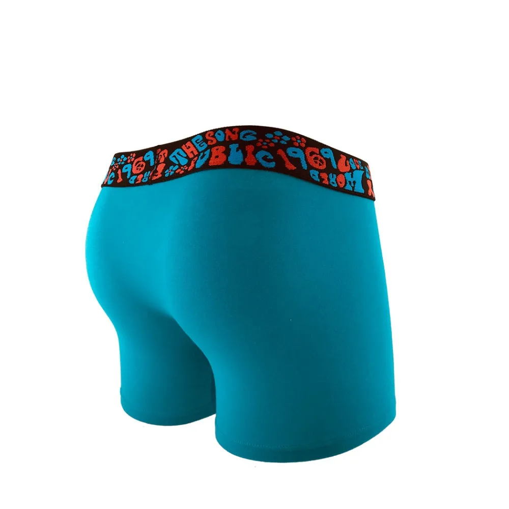 Уникальный Премиум Flex письмо большая талия Boxershorts дышащие однотонные хлопковое
