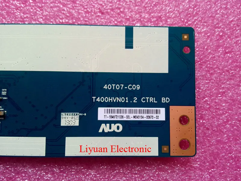 1pcs T400HVN01.2 40T07-C09 logic board for 3D46C2280I 3D50C2000I TV LCD TCON | Электронные компоненты и
