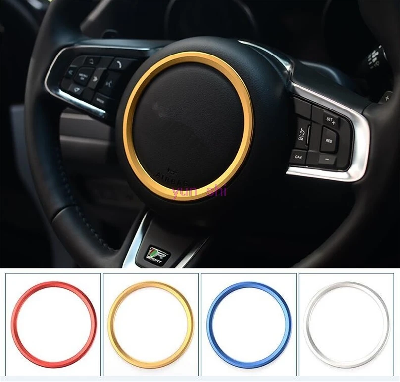 4 вида цветов алюминиевый сплав Автомобильное рулевое колесо кольцо с