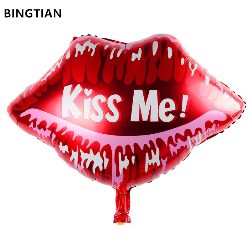 BINGTIAN импортные товары продажа детских игрушек kiss me алюминиевые воздушные шары на