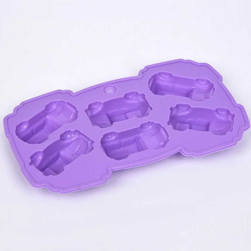 1 шт. мультяшная Автомобильная силиконовая форма для торта лоток льда шоколадное