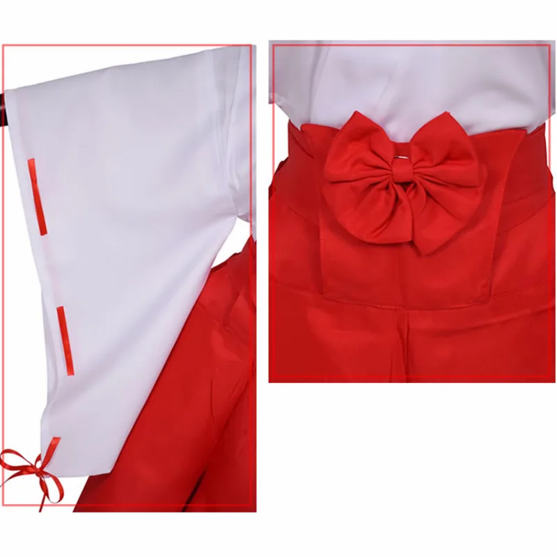 Аниме Inuyasha kiyo костюм для косплея Mikofuku японское кимоно одежда самураев полный