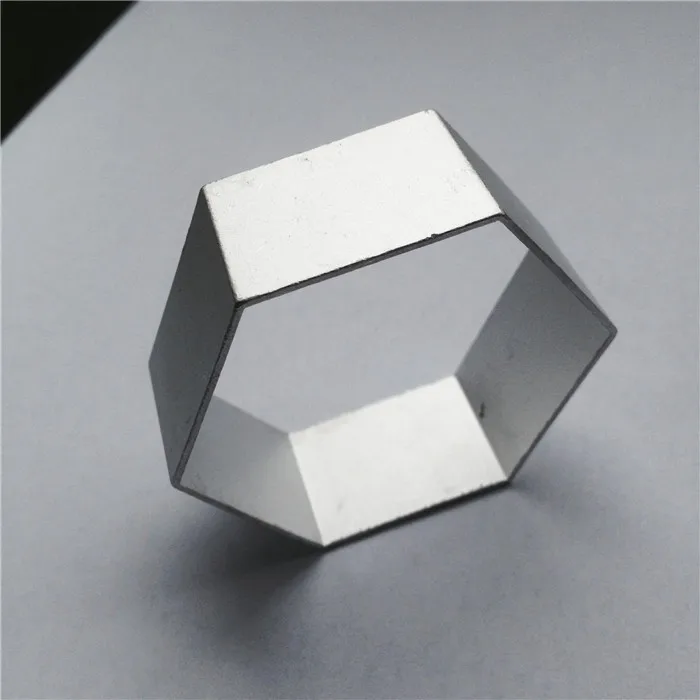 

10pcs Specialized Aluminium Alloy Cookie Cutter Cake Decorating Tools Hexagon Biscuit Cutting Mold DIY Home Kitchen
