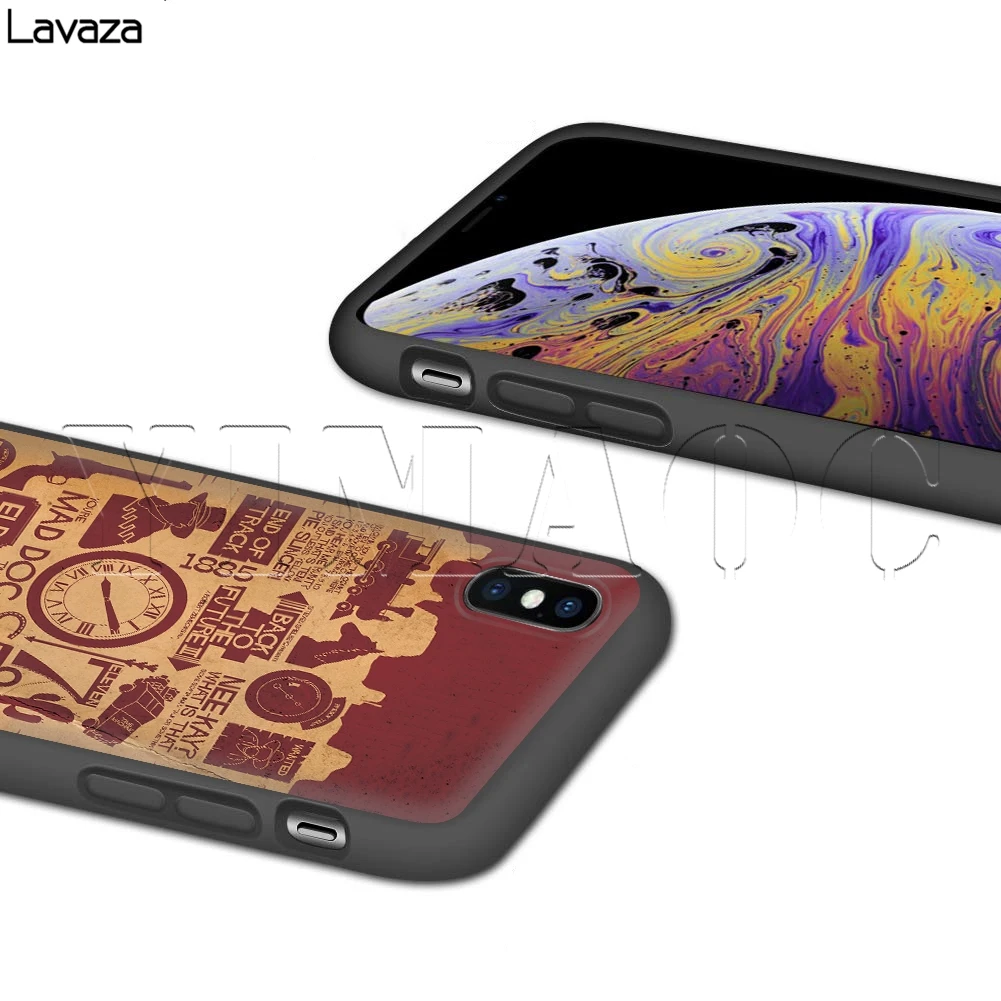 Lavaza Back To The Future Case for iPhone 11 Pro XS Max XR X 8 7 6 6S Plus 5 5s se |
