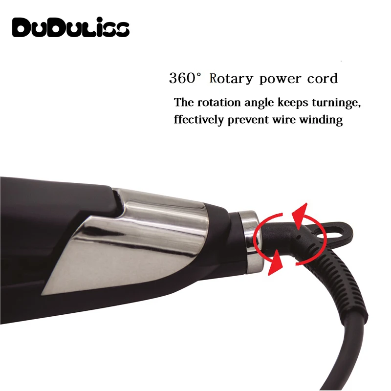 Профессиональный Керамический выпрямитель для волос ЖК дисплей плоский утюг