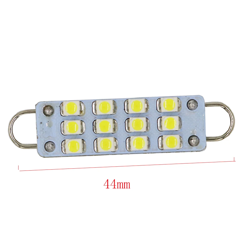 YSY 100 шт. 211-2 211 212 212-2 561 562 Led гирлянда 44 мм 12SMD 1210 жесткая петля LED интерьер автомобиля