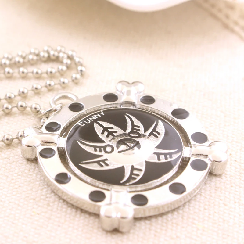 New Anime One Piece Necklace Pendant Thousand Sunny Flag Ship High Quality Alloy Jewelry Silver Plated Free Shipping | Украшения и